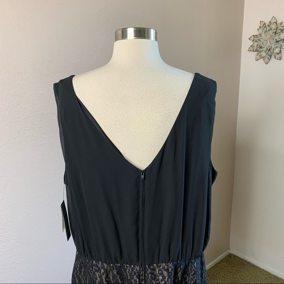BCX Sheath Cocktail Dress Sleeveless Black Plus 1X - Picture 7 of 11